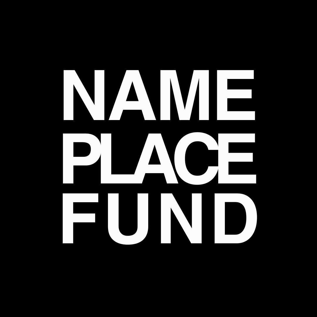 #NamePlaceFund Kampagne Logo
