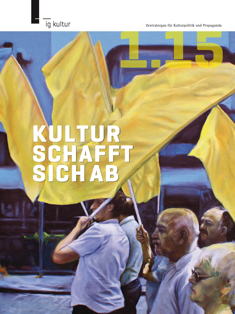 Kultur schafft sich ab, Zentralorgan, Zeitschrift, Magazin, IG Kultur