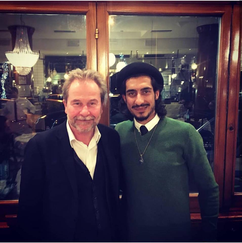 Schauspieler Ibrahim Al-Samrai gemeinsam mit dem Regisseur Ulrich Seidl – Wicked Games (c)Ibrahim Al-Samrai