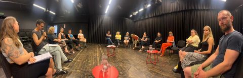 Kulturtunnel Treffen Teilnehmer*innen